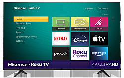  TV HISENSE 55" ROKU SMART 