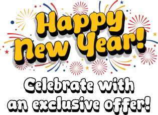 Happy new year! Celebrate with an exclusive offer!